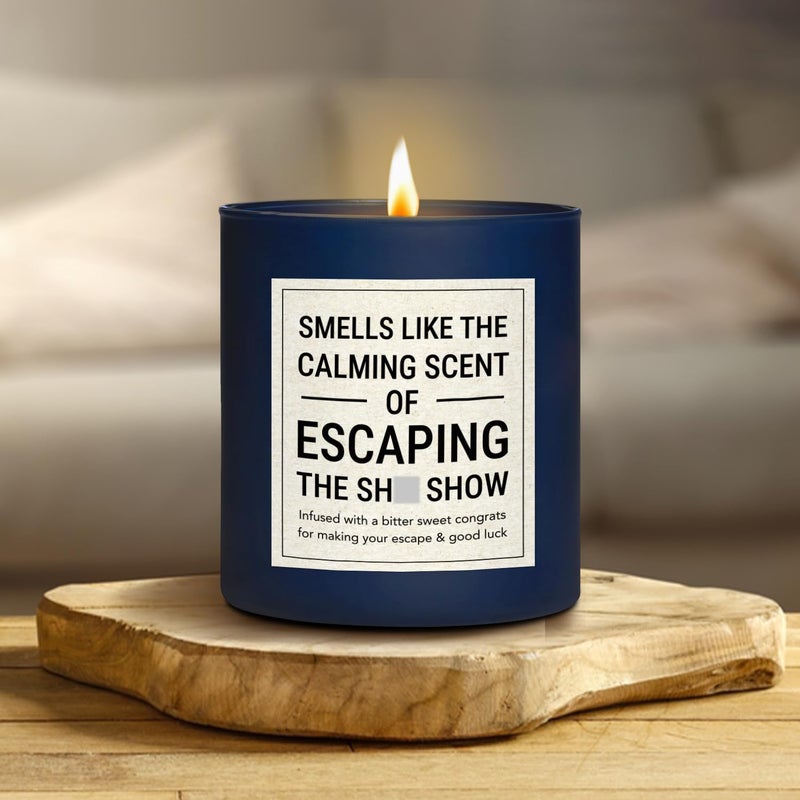 NewEleven Retirement Gifts  Farewell Gifts for Coworkers  Goodbye Gifts for Coworkers  New Beginnings Gifts for Women Men  Gifts for Coworkers Friends Work Bestie Boss Leader - 8 Oz Candle - Image 2